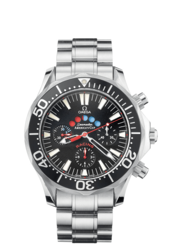 Omega Seamaster Diver 300M Automatic 44 Racing Chronometer Stainless Steel / Black / America's Cup